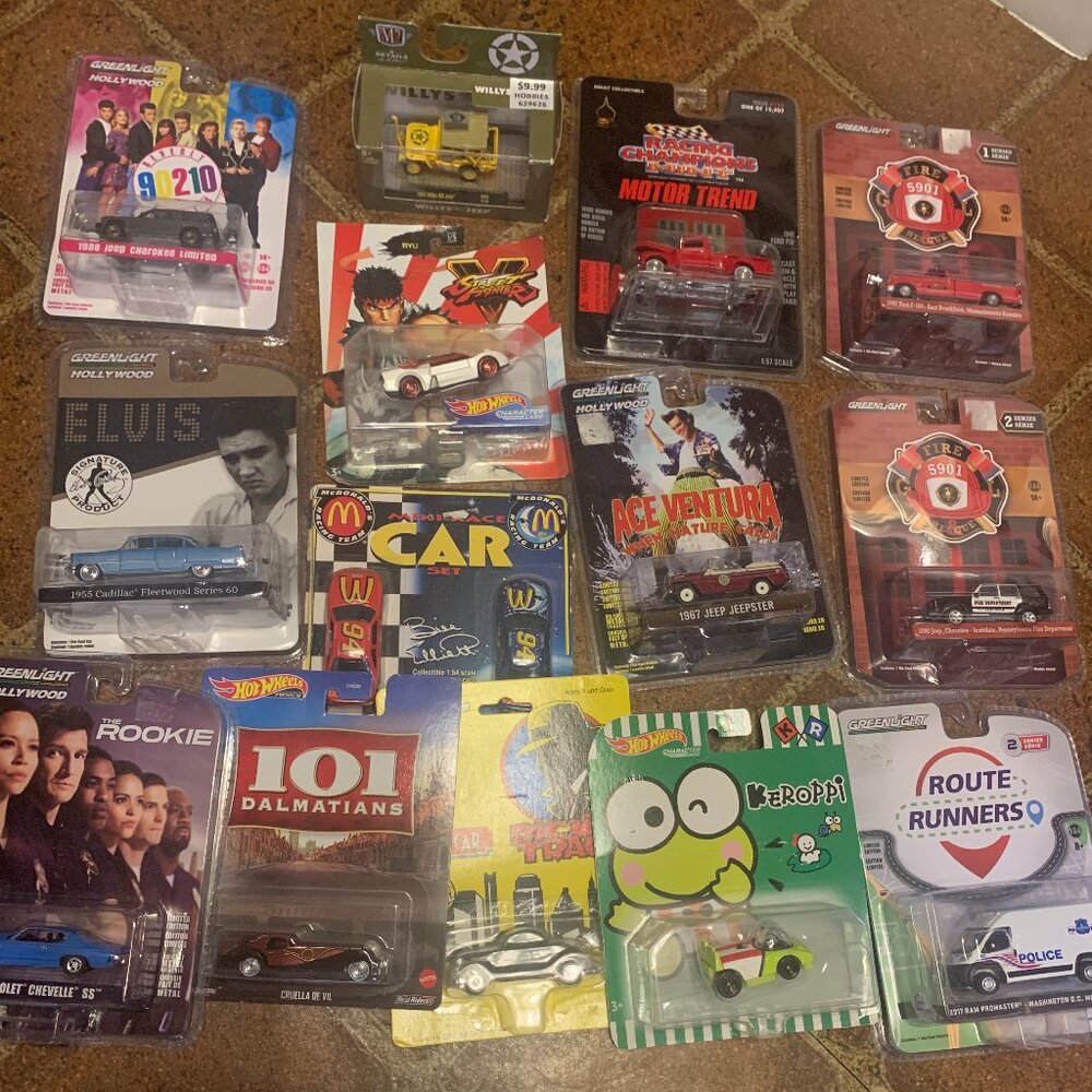 14ct 1:64 & 1:57 Assorted Diecast Collectible Vehicles NEW IN PACKAGE